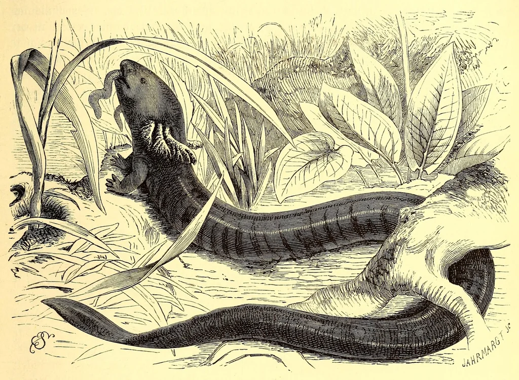 An illustration from Brehms Tierleben : allgemeine Kunde des Tierreichs : mit 1800 Abbildungen im Text, 9 Karten und 180 Tafeln in Farbendruck und Holzschnitt, 1890, leaf 863