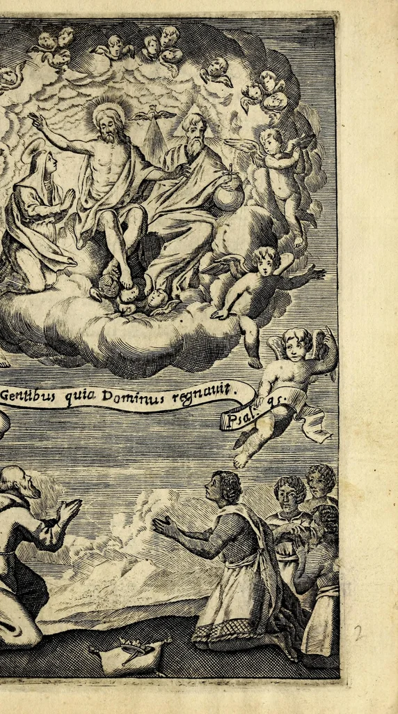 An illustration from Breue, e succinta relatione del viaggio nel regno di Congo nell' Africa meridionale,, 1692, leaf 7