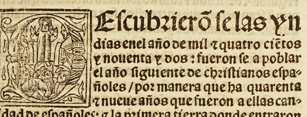 An illustration from Breuissima relacion de la destruycion de las Indias:, 1552, leaf 17