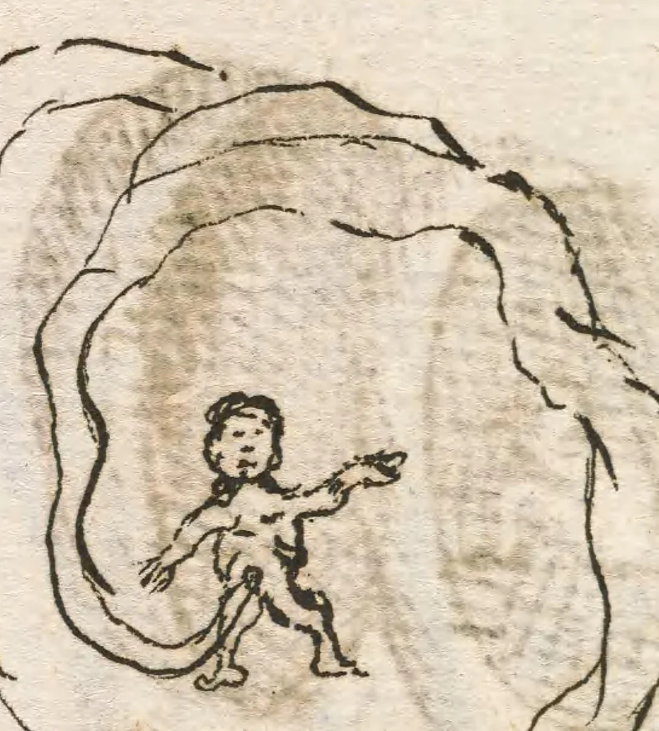 An illustration from Breve compendium philosophiae [manuscript], 1652, leaf 271