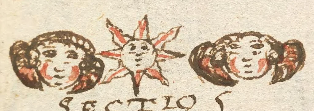An illustration from Breve compendium philosophiae [manuscript], 1652, leaf 43