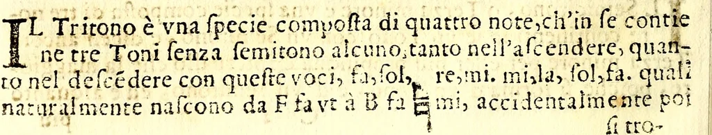 An illustration from Breve instrvttione alli giovani per imparare con ogni facilità il canto fermo, divisa in dve parti. Nella prima s'assegano le regole svccinte d'esso canto, col vero modo di pratticarle. Il canto francescano, con vna regola al chorista per ben regger' il choro, ed vn' altra all' organista per lasciar in tono con l'organo i canti, ch' occorrono in tutto l'anno. Nella seconda si pone tvtt'il canto della Settimana santa con quello per la processione della purificatione della B.V. e quattro credi nel fine, 1665, leaf 23