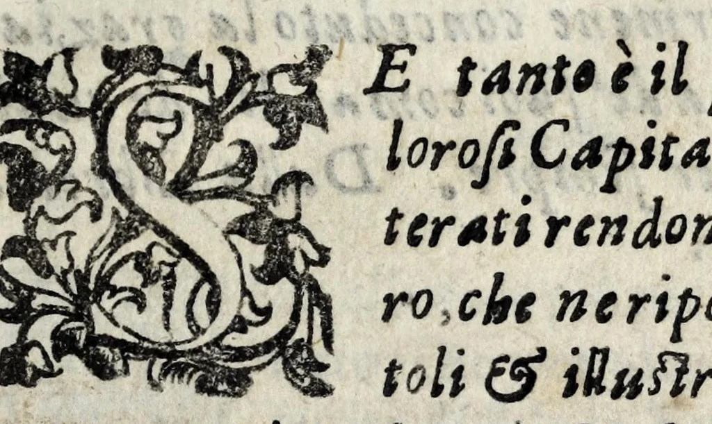 An illustration from Breve istoria di Meda, e traslatione de' santi Aimo e Vermondo della nobilissima famiglia de Corij milanesi, con la loro vita, 1629, leaf 9