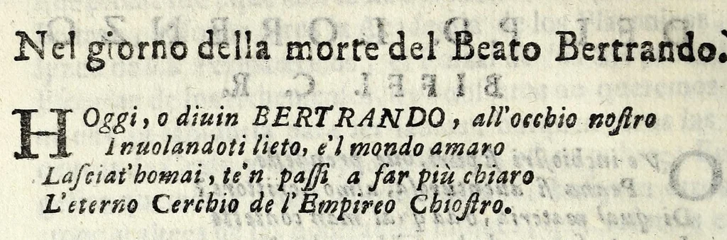 An illustration from Breve relatione della pompa e delle cose che occorsero nella festivita del Beato Lvdovico Bertrando : celebrata nella regale chiesa di San Domenico di Napoli l'vltima Domenica d'Aprile dell'Anno 1613 ... ; con il sermone, 1613, leaf 42