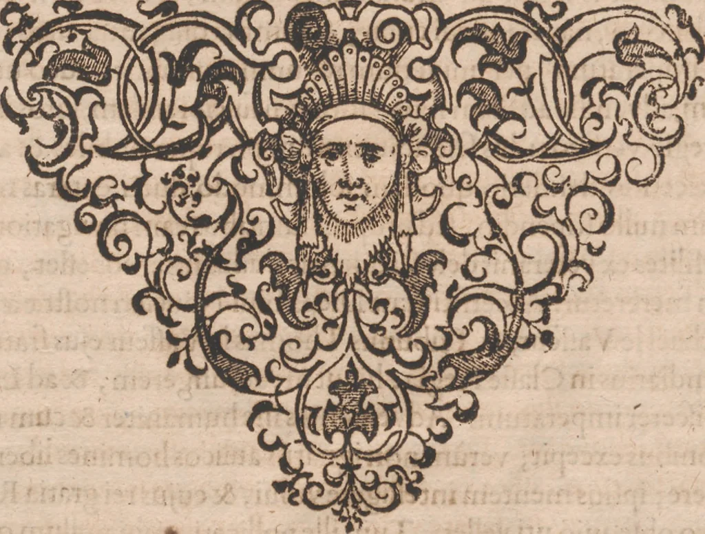 An illustration from Brevis narratio eorum quae in Florida Americae provincia Gallis acciderunt ... : quae est secunda pars Americae. Additae figurae et incolarum eicones ibidem ad vivum expressae, brevis item declaratio religionis, rituum, vivendique ratione ipsorum ..., 1591, leaf 20