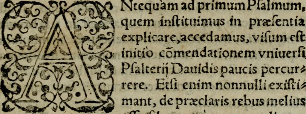 An illustration from Brevis & perspicua explicatio Psalmorum Dauidis. Decas prima [-quinta], 1567, leaf 14
