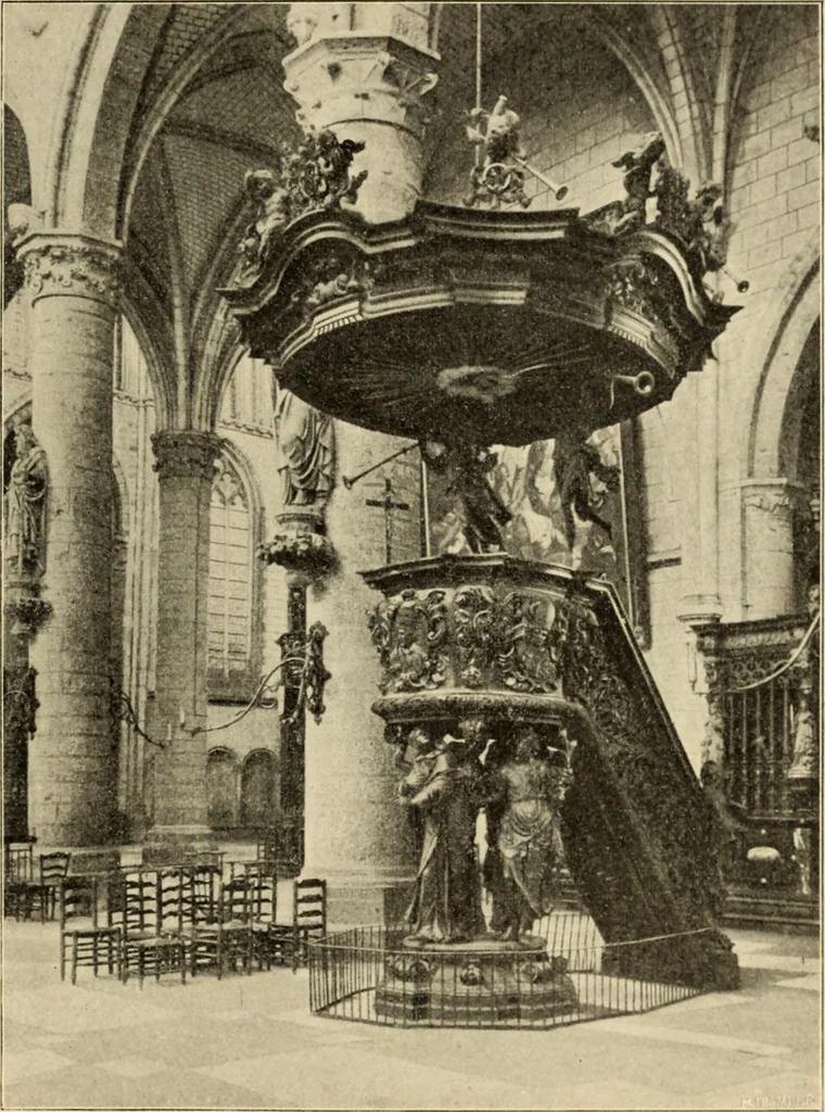 An illustration from Brügge und Ypern, 1900, leaf 100