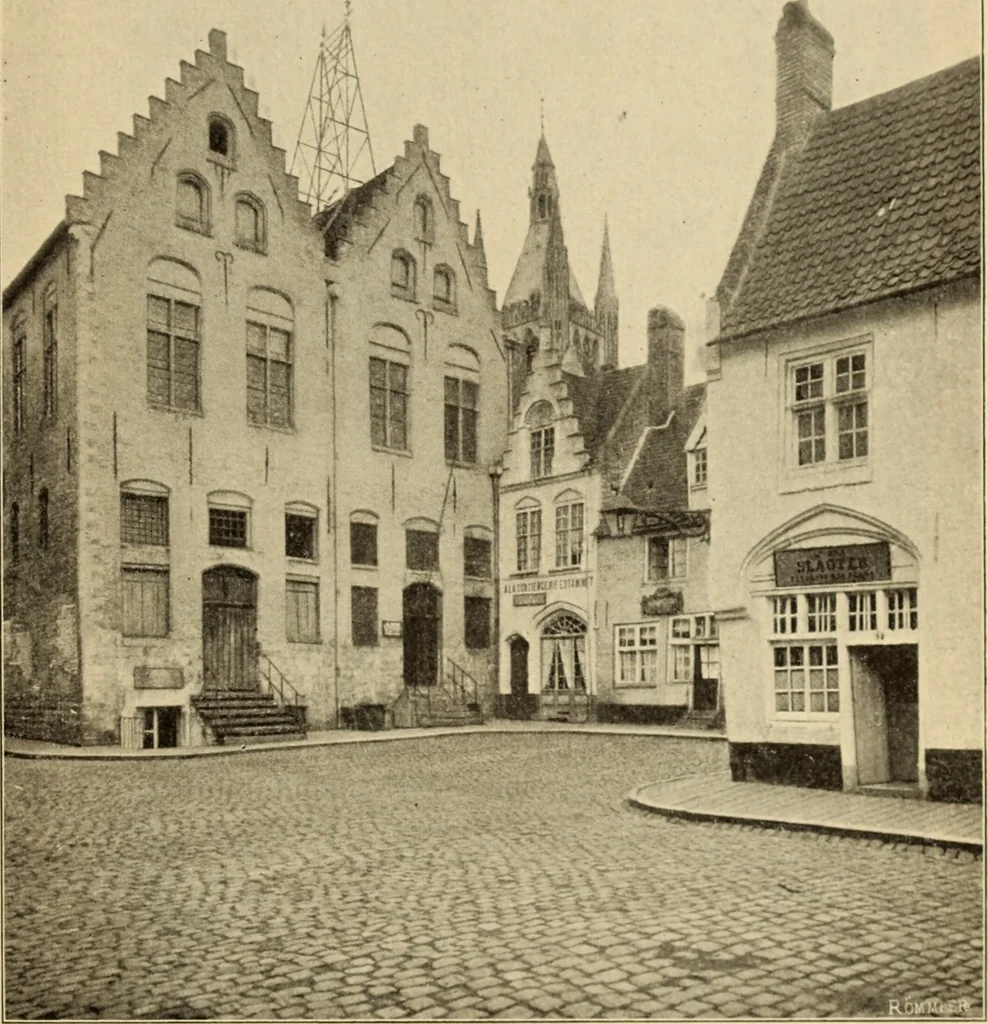 An illustration from Brügge und Ypern, 1900, leaf 106