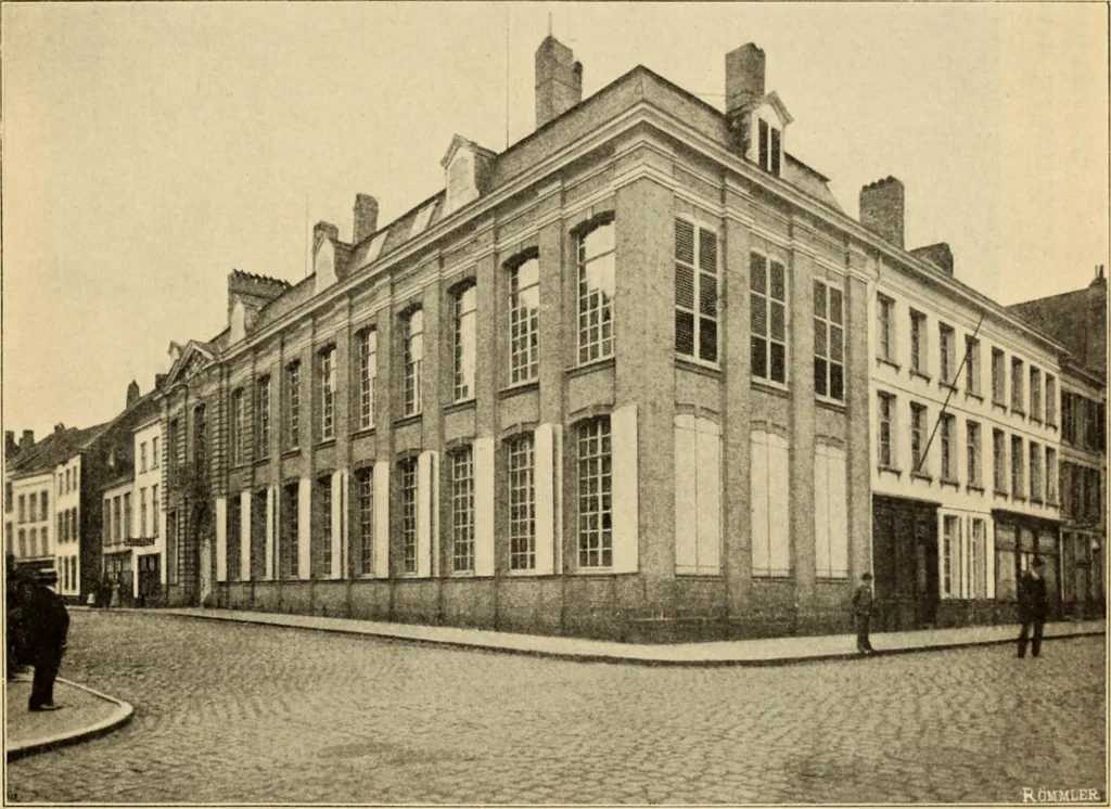 An illustration from Brügge und Ypern, 1900, leaf 112
