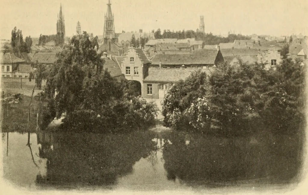 An illustration from Brügge und Ypern, 1900, leaf 14