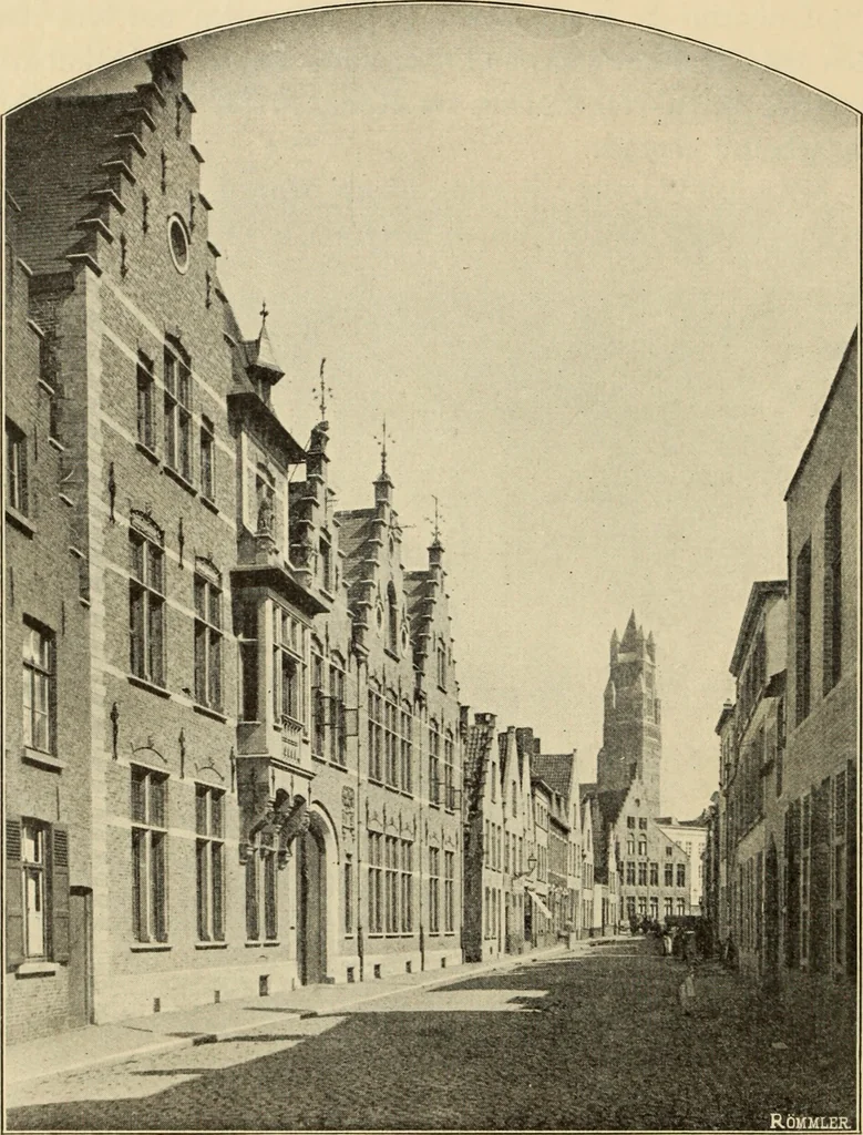 An illustration from Brügge und Ypern, 1900, leaf 55