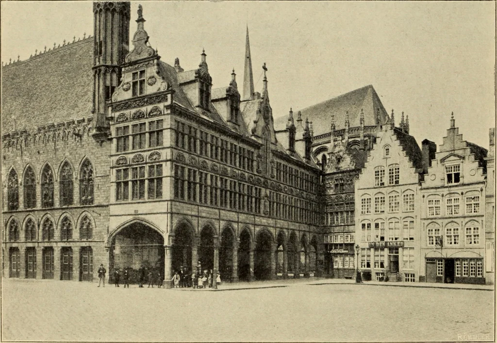 An illustration from Brügge und Ypern, 1900, leaf 89