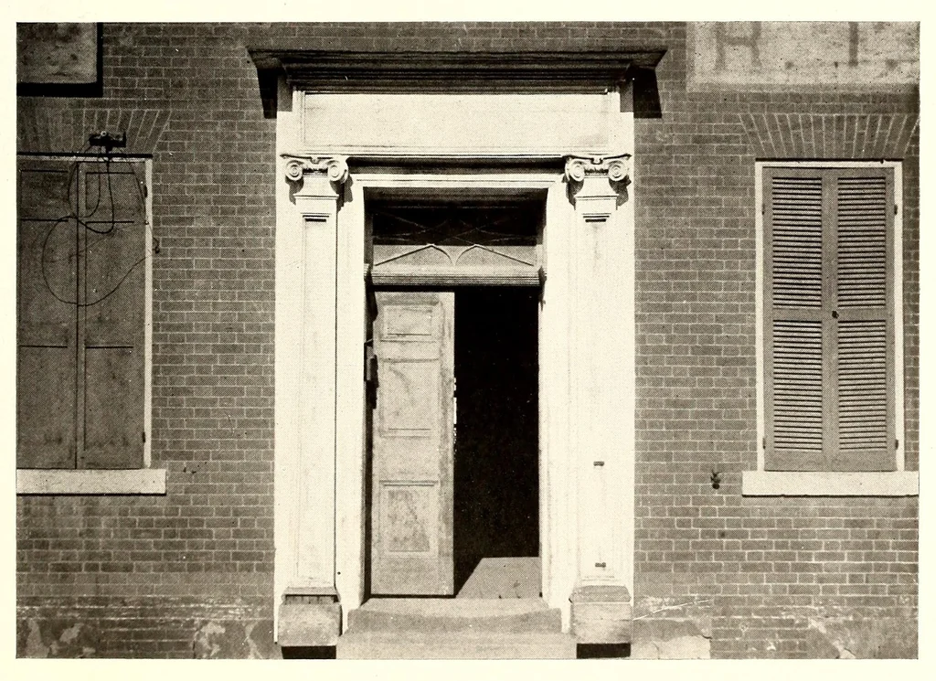 An illustration from Brick architecture of the colonial period in Maryland & Virginia, 1919, leaf 131