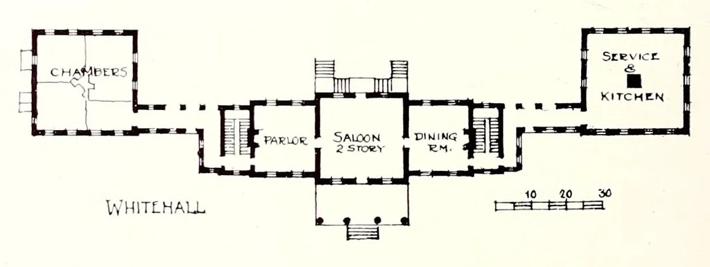 An illustration from Brick architecture of the colonial period in Maryland & Virginia, 1919, leaf 18