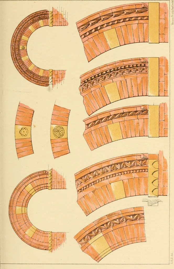 An illustration from Brick and marble in the middle ages: notes of tours in the north of Italy, 1874, leaf 120