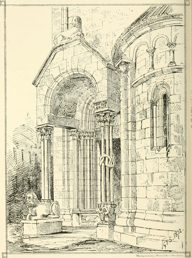 An illustration from Brick and marble in the middle ages: notes of tours in the north of Italy, 1874, leaf 131