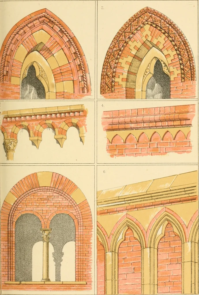 An illustration from Brick and marble in the middle ages: notes of tours in the north of Italy, 1874, leaf 188
