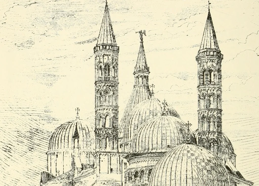 An illustration from Brick and marble in the middle ages: notes of tours in the north of Italy, 1874, leaf 219