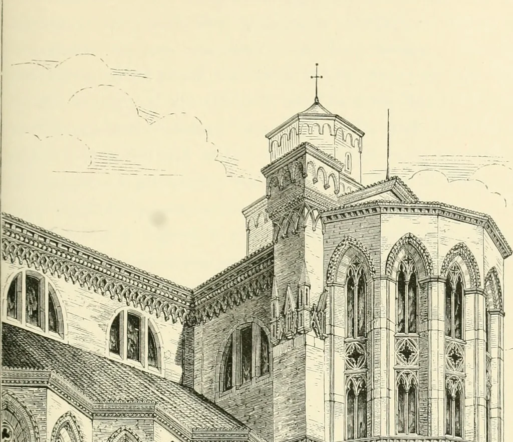 An illustration from Brick and marble in the middle ages: notes of tours in the north of Italy, 1874, leaf 258
