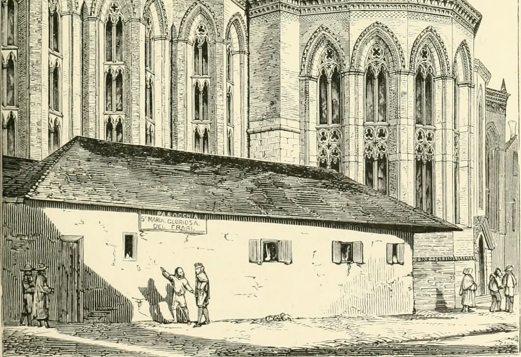 An illustration from Brick and marble in the middle ages: notes of tours in the north of Italy, 1874, leaf 258