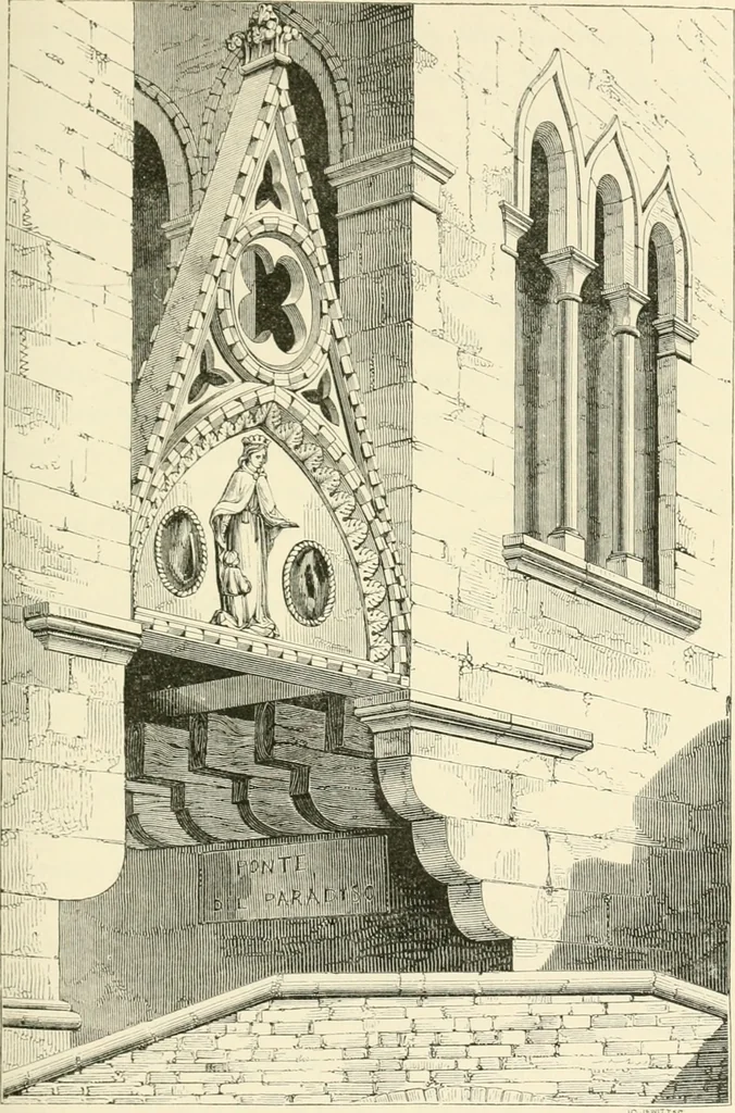 An illustration from Brick and marble in the middle ages: notes of tours in the north of Italy, 1874, leaf 298