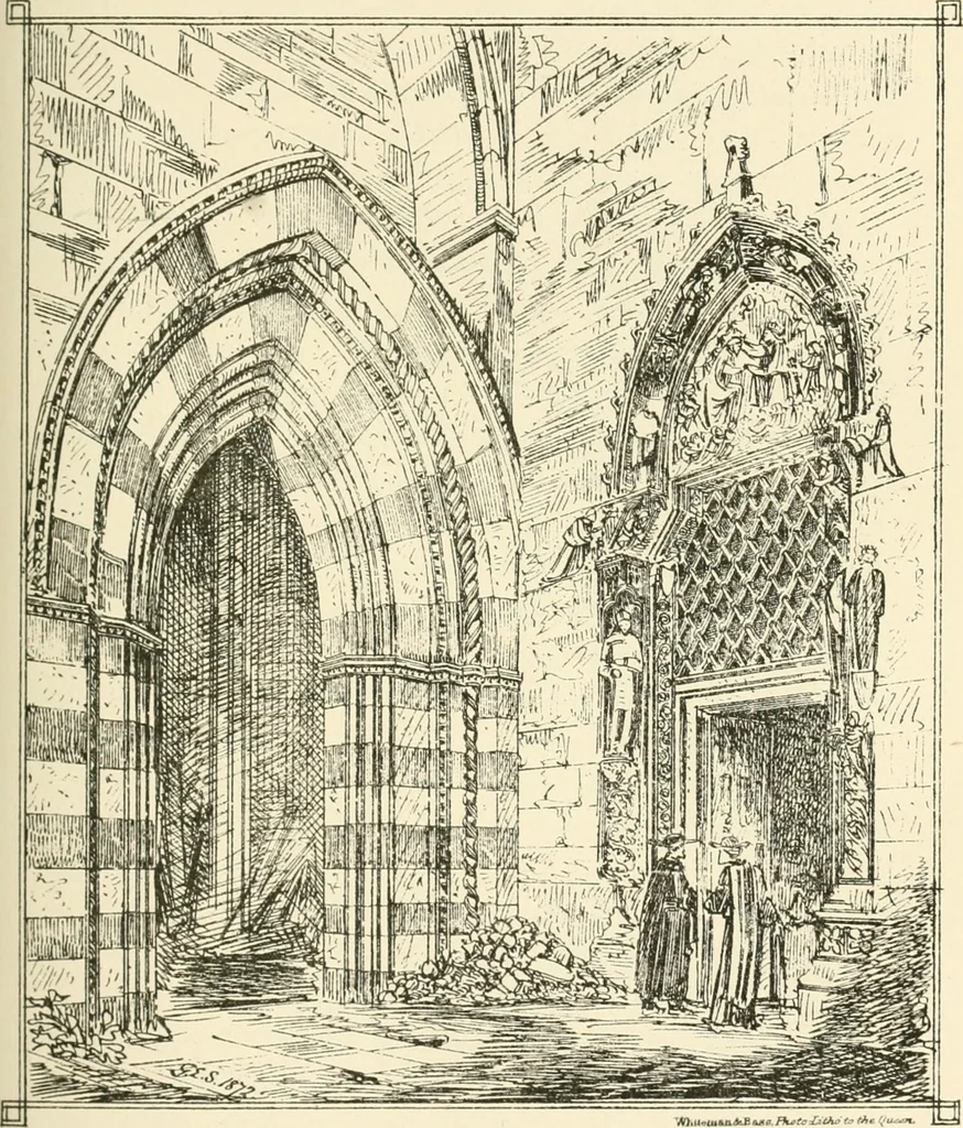 An illustration from Brick and marble in the middle ages: notes of tours in the north of Italy, 1874, leaf 356