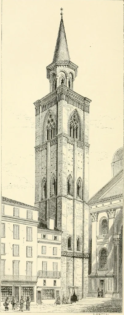 An illustration from Brick and marble in the middle ages: notes of tours in the north of Italy, 1874, leaf 375
