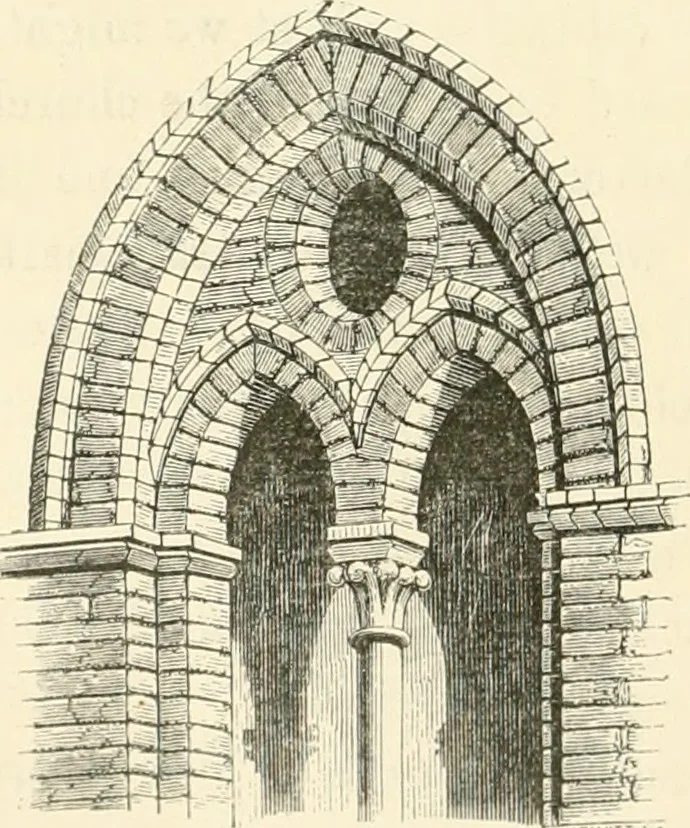 An illustration from Brick and marble in the middle ages: notes of tours in the north of Italy, 1874, leaf 379