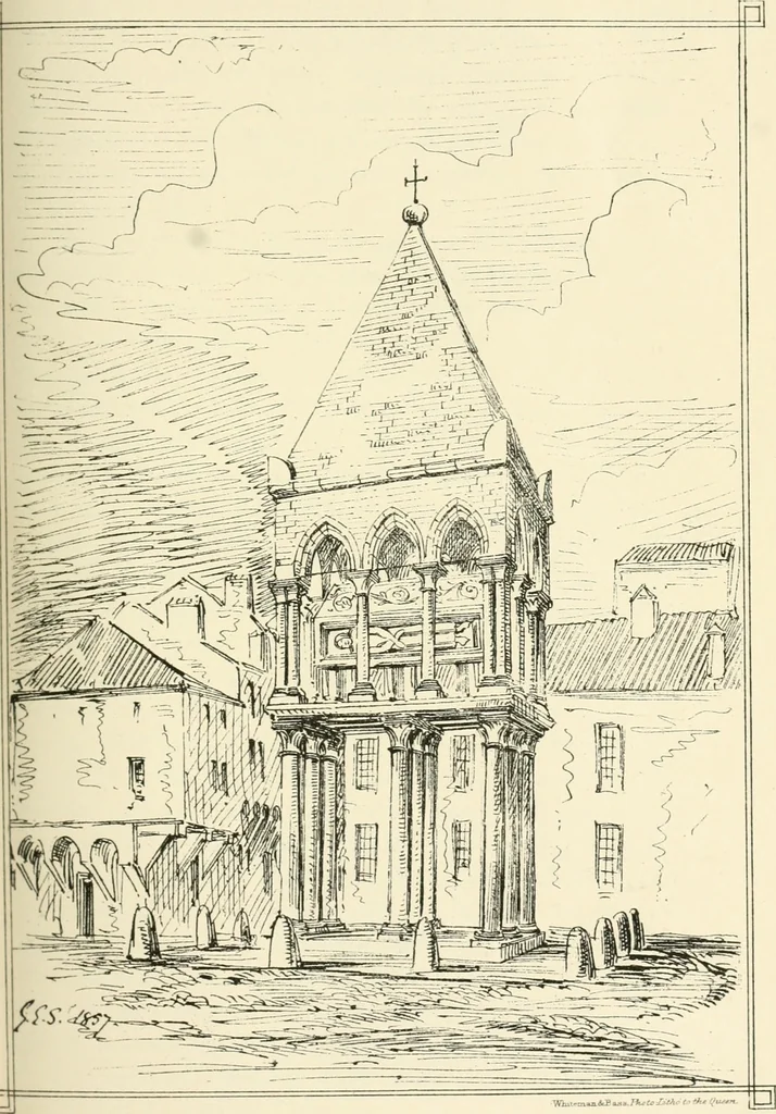 An illustration from Brick and marble in the middle ages: notes of tours in the north of Italy, 1874, leaf 436