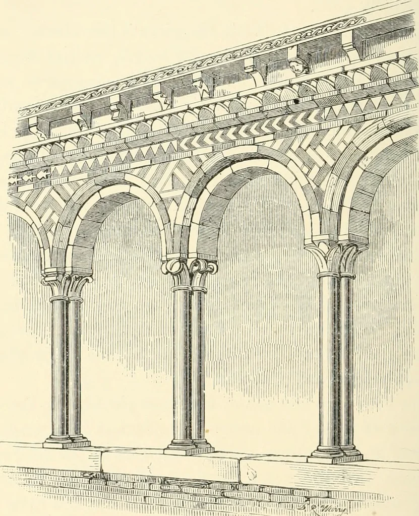 An illustration from Brick and marble in the middle ages: notes of tours in the north of Italy, 1874, leaf 439