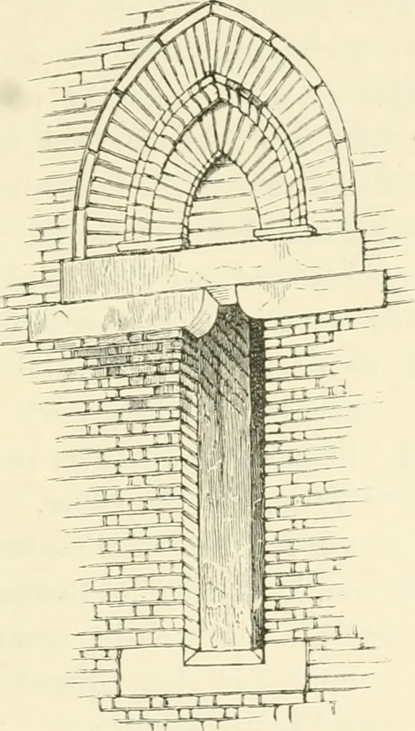 An illustration from Brick and marble in the middle ages: notes of tours in the north of Italy, 1874, leaf 442