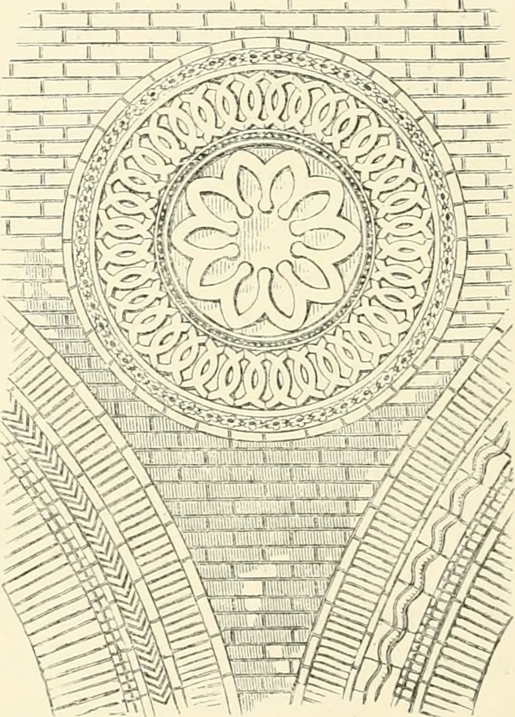 An illustration from Brick and marble in the middle ages: notes of tours in the north of Italy, 1874, leaf 455