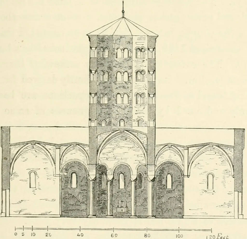 An illustration from Brick and marble in the middle ages: notes of tours in the north of Italy, 1874, leaf 458