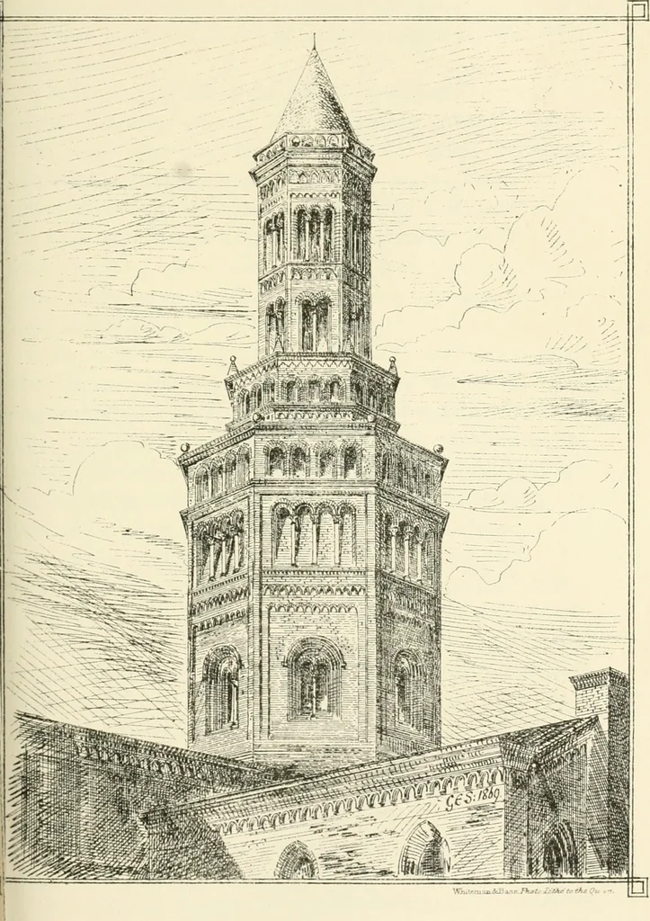 An illustration from Brick and marble in the middle ages: notes of tours in the north of Italy, 1874, leaf 480