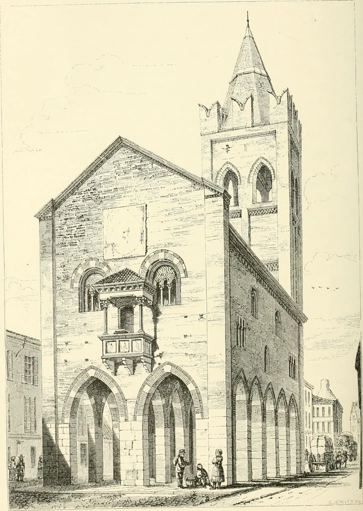 An illustration from Brick and marble in the middle ages: notes of tours in the north of Italy, 1874, leaf 491