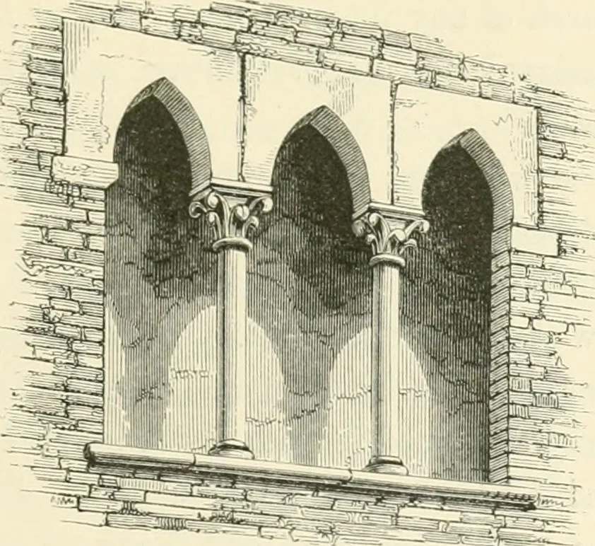 An illustration from Brick and marble in the middle ages: notes of tours in the north of Italy, 1874, leaf 492