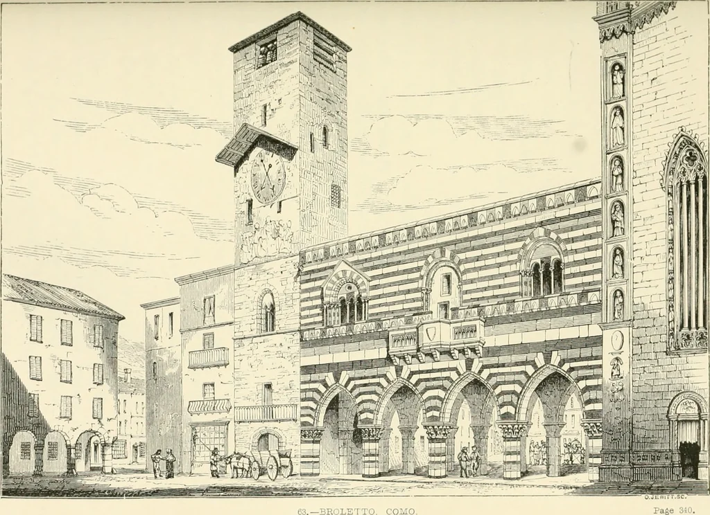 An illustration from Brick and marble in the middle ages: notes of tours in the north of Italy, 1874, leaf 496