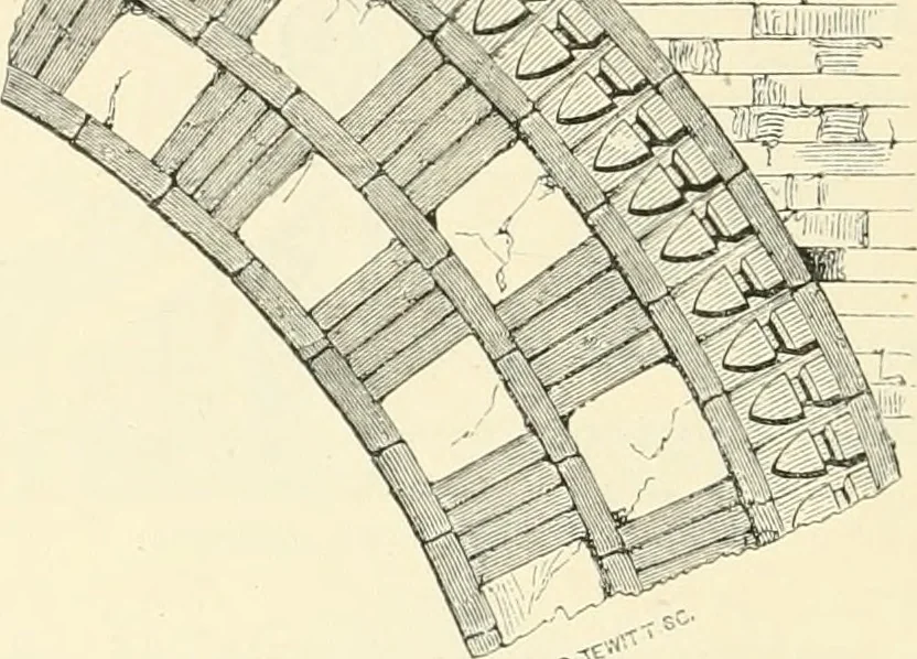An illustration from Brick and marble in the middle ages: notes of tours in the north of Italy, 1874, leaf 553