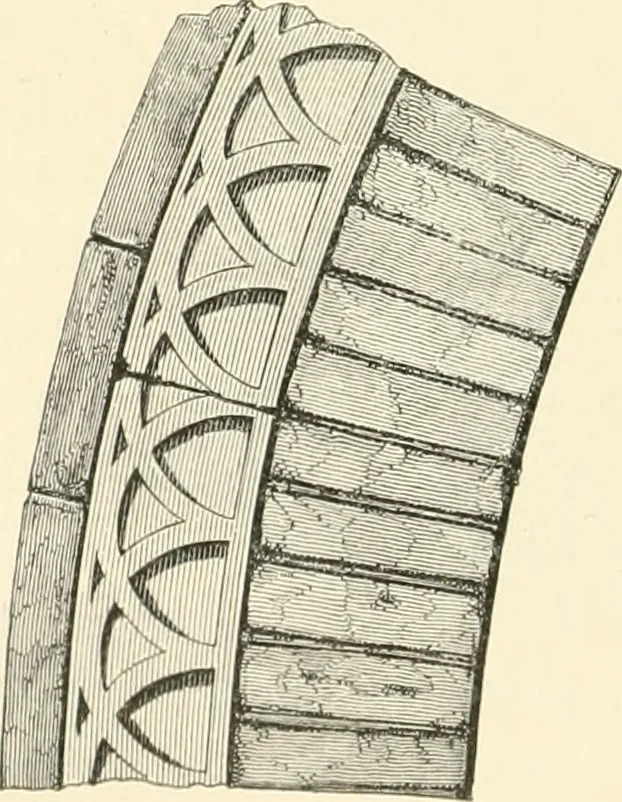 An illustration from Brick and marble in the middle ages: notes of tours in the north of Italy, 1874, leaf 553
