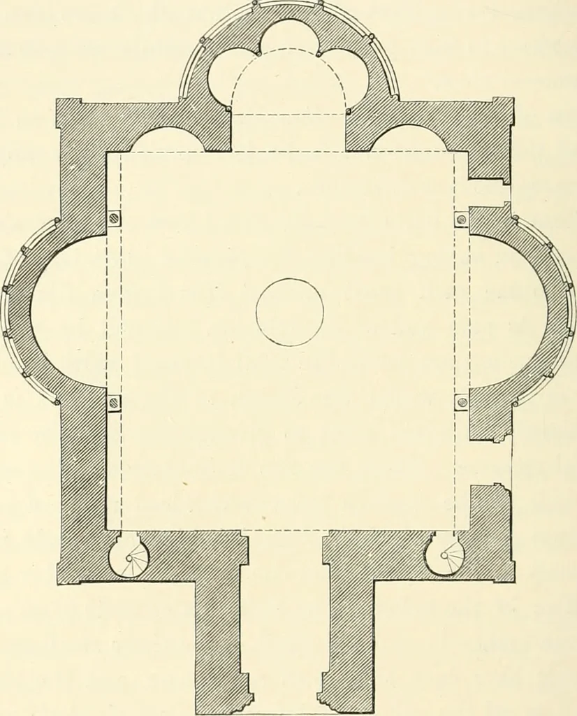 An illustration from Brick and marble in the middle ages: notes of tours in the north of Italy, 1874, leaf 85