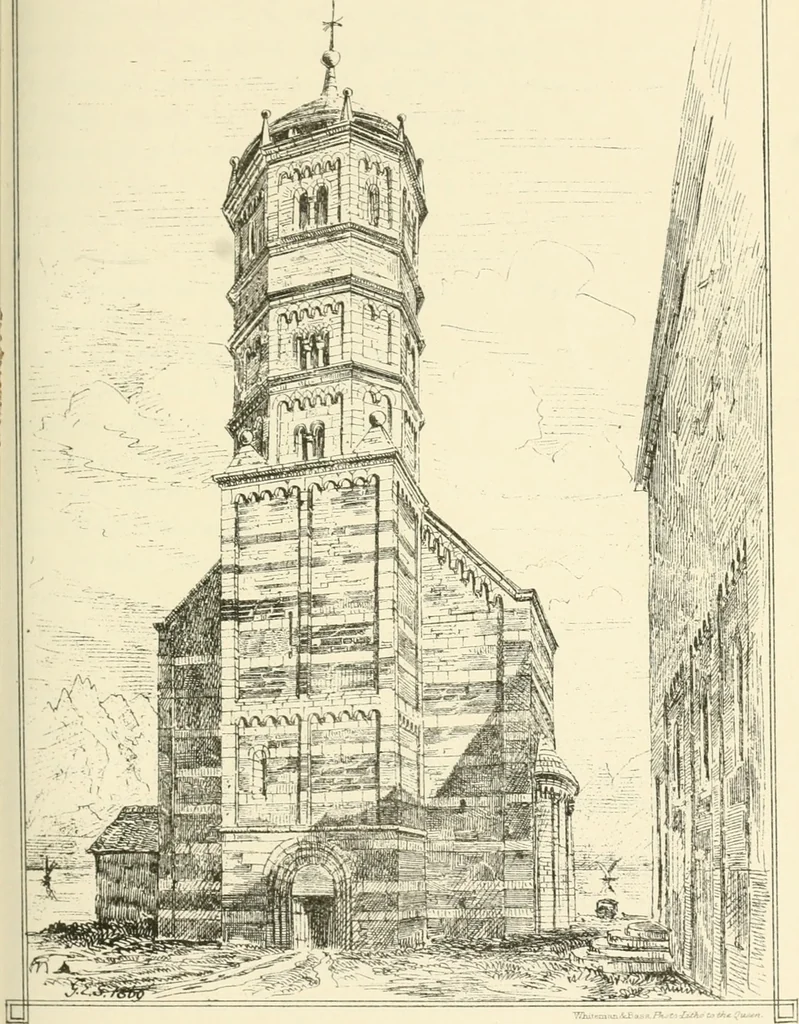 An illustration from Brick and marble in the middle ages: notes of tours in the north of Italy, 1874, leaf 86