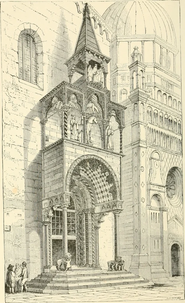 An illustration from Brick and marble in the middle ages: notes of tours in the north of Italy, 1874, leaf 9