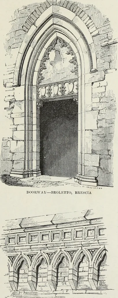 An illustration from Brick and marble in the Middle Ages : notes of tours in the north of Italy, 1874, leaf 116