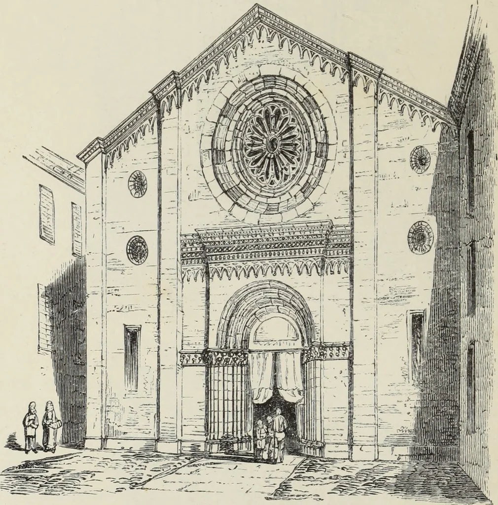 An illustration from Brick and marble in the Middle Ages : notes of tours in the north of Italy, 1874, leaf 117