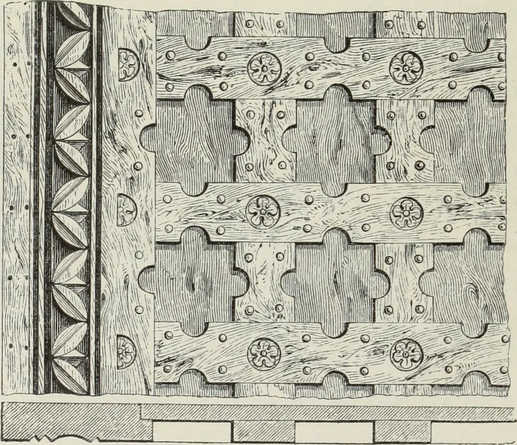 An illustration from Brick and marble in the Middle Ages : notes of tours in the north of Italy, 1874, leaf 145