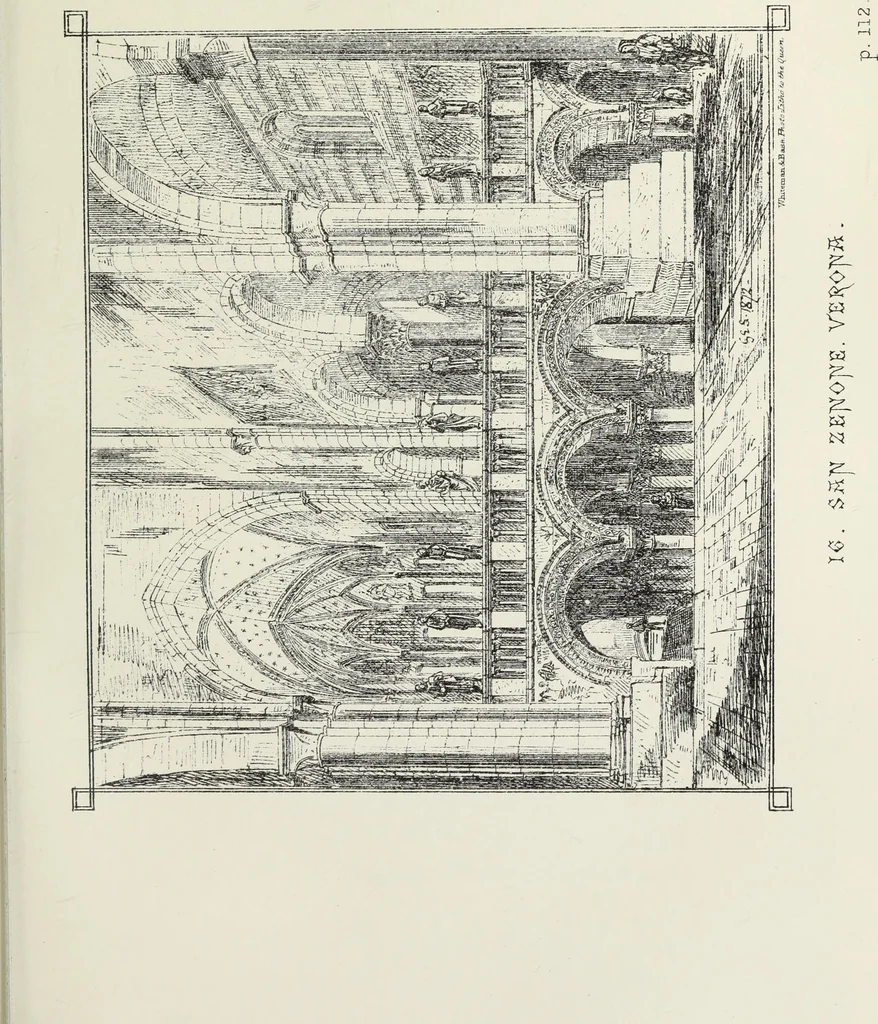 An illustration from Brick and marble in the Middle Ages : notes of tours in the north of Italy, 1874, leaf 172
