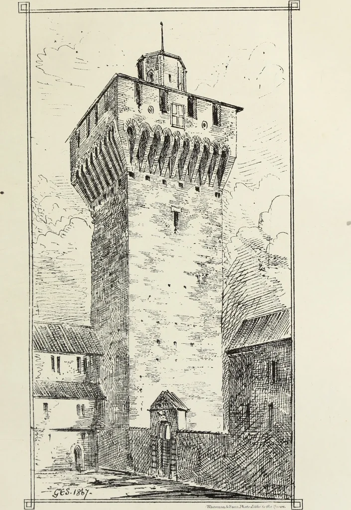An illustration from Brick and marble in the Middle Ages : notes of tours in the north of Italy, 1874, leaf 194