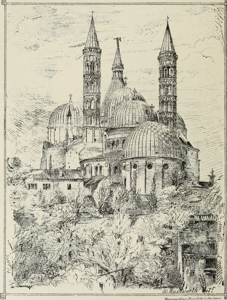 An illustration from Brick and marble in the Middle Ages : notes of tours in the north of Italy, 1874, leaf 217
