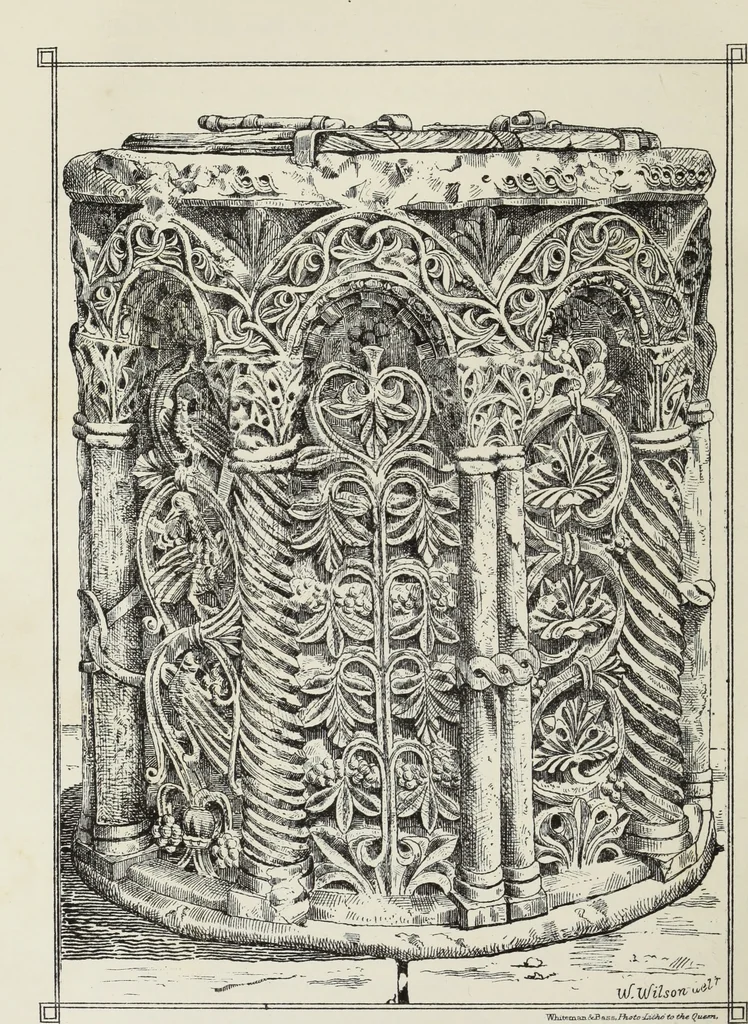 An illustration from Brick and marble in the Middle Ages : notes of tours in the north of Italy, 1874, leaf 273