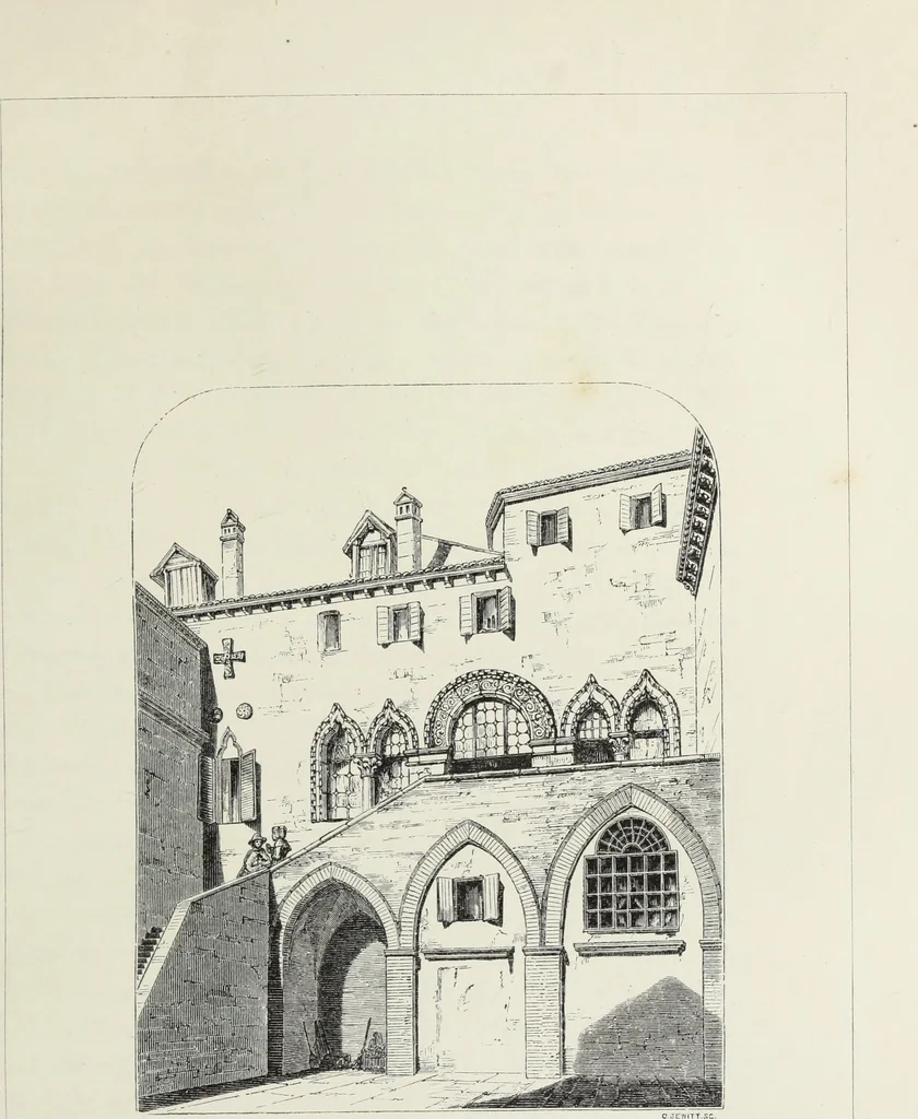 An illustration from Brick and marble in the Middle Ages : notes of tours in the north of Italy, 1874, leaf 278